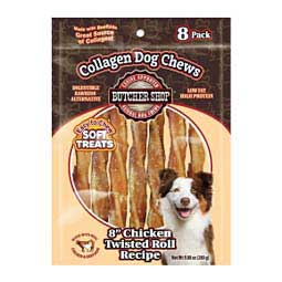 Butcher Shop Chicken Twisted Roll Recipe Collagen Dog Chews Specialty Products